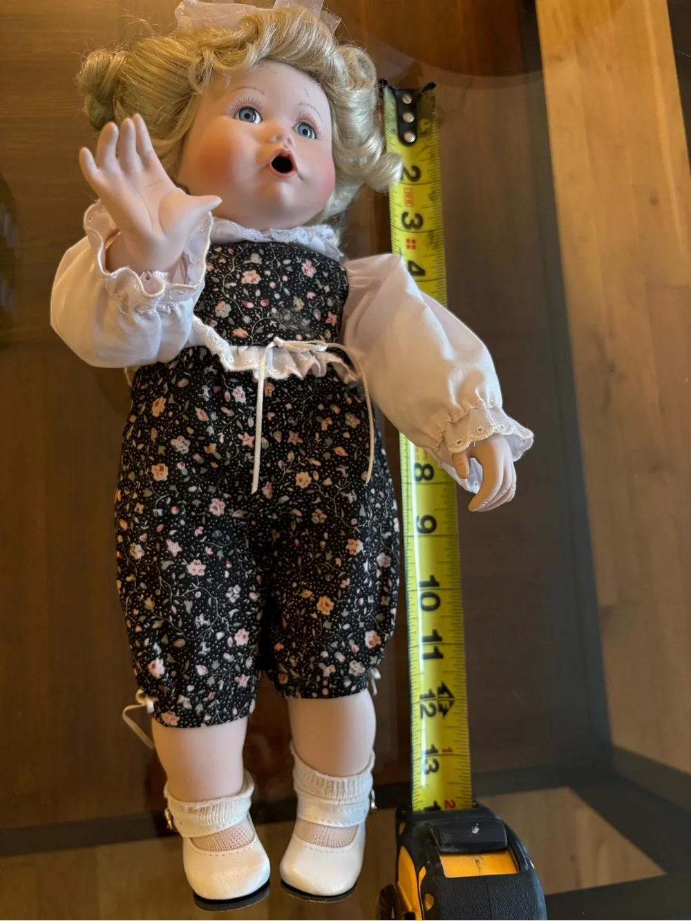 1991 Jan Goodyear Boo Bear and Me 15” Porcelain Doll #83176 Signed